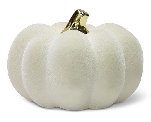 Huntington Home Flocked Pumpkin