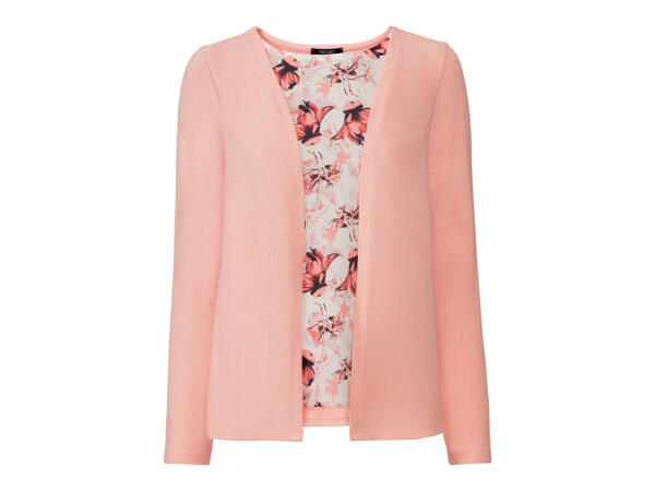 2-in-1 Mock Cardigan
