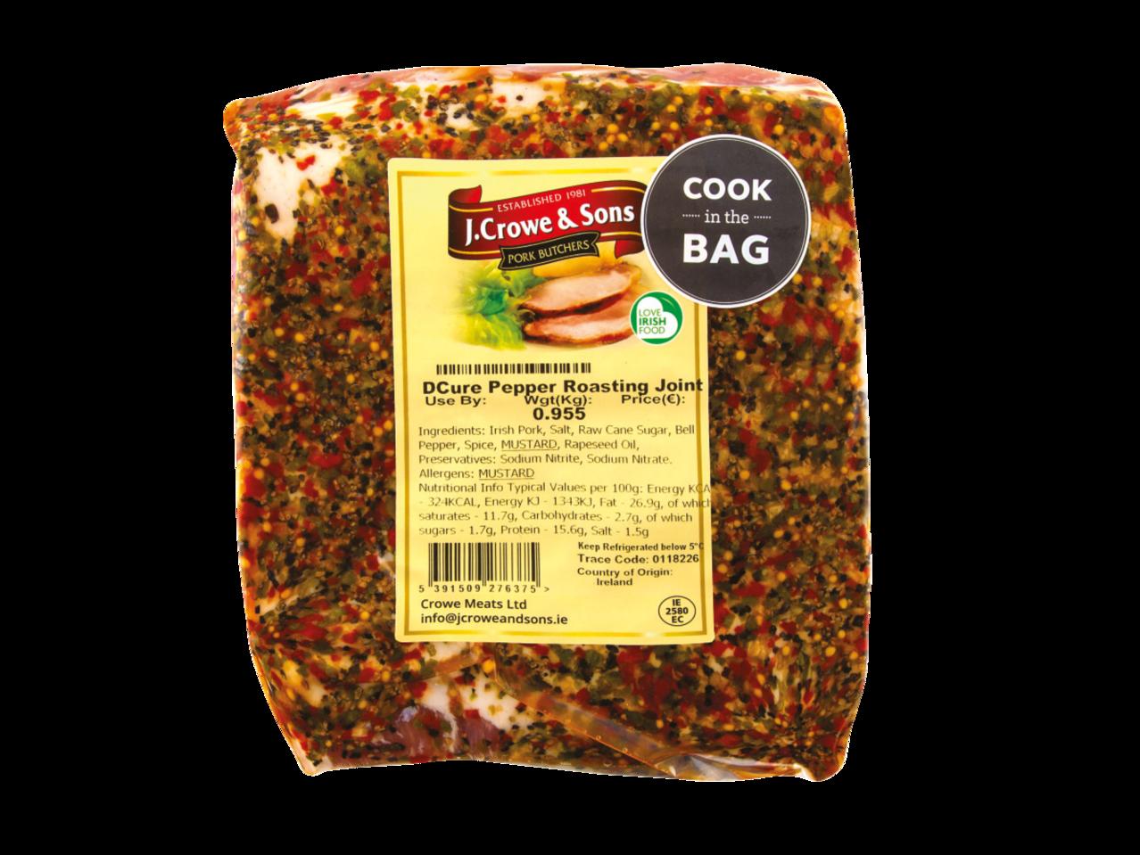 Crowe's Farm Dry Cure Pepper Roasting Joint