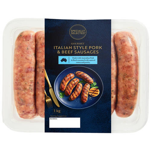 Pork & Beef Italian Sausages 1kg