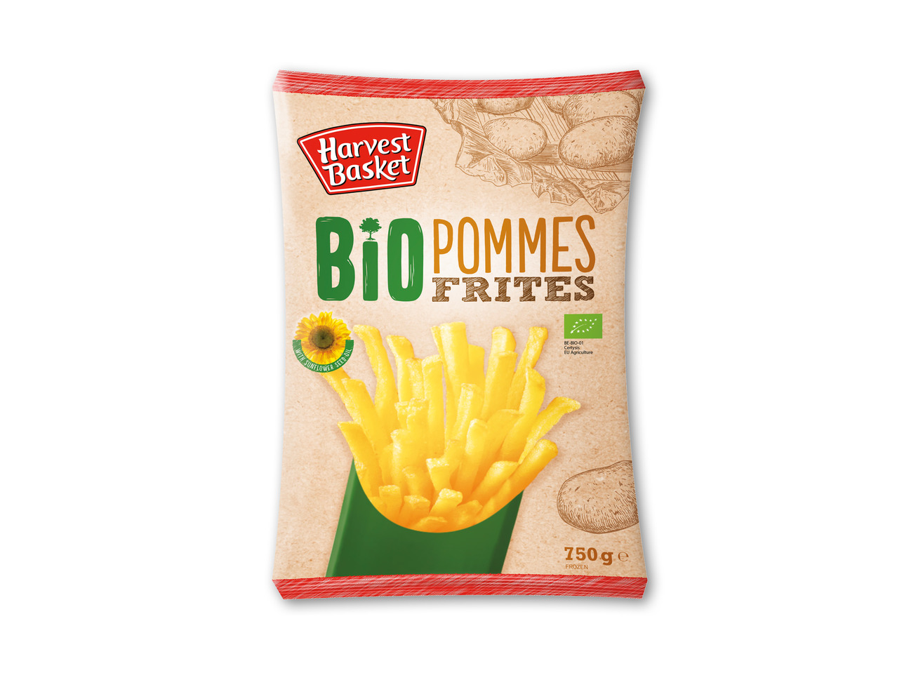 HARVEST BASKET Økologiske pommes frites