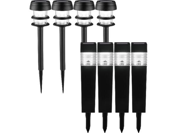 LED-sollcellslampor, 4-pack