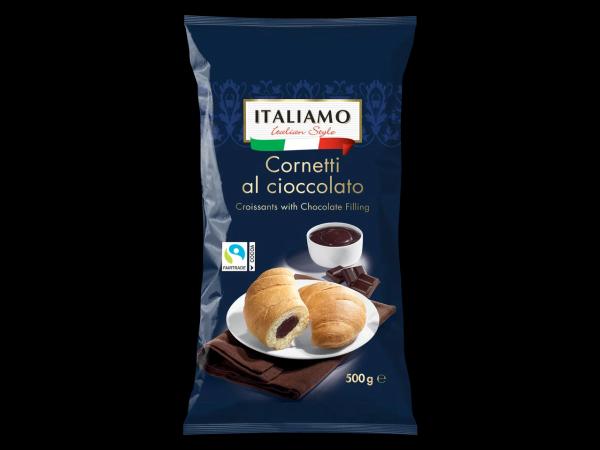 Croissants with Chocolate Filling