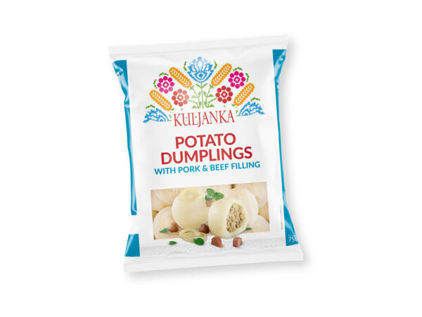 Fläsk- & nötköttsdumplings