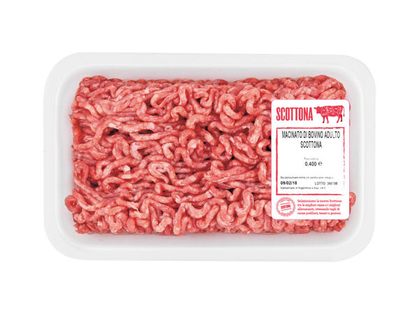 Tender minced beef
