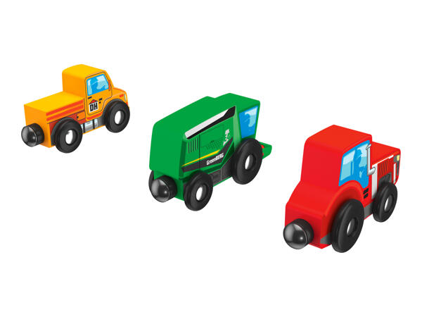 Playtive Wooden Vehicle Set - 3 Piece Set