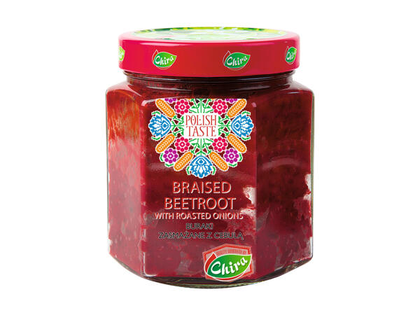 Polish Taste Braised Beetroot with Roasted Onions