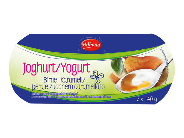 Joghurt Birne-Karamell