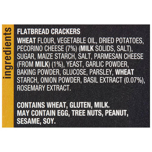 Parmesan & Basil Flatbread Dippers 130g