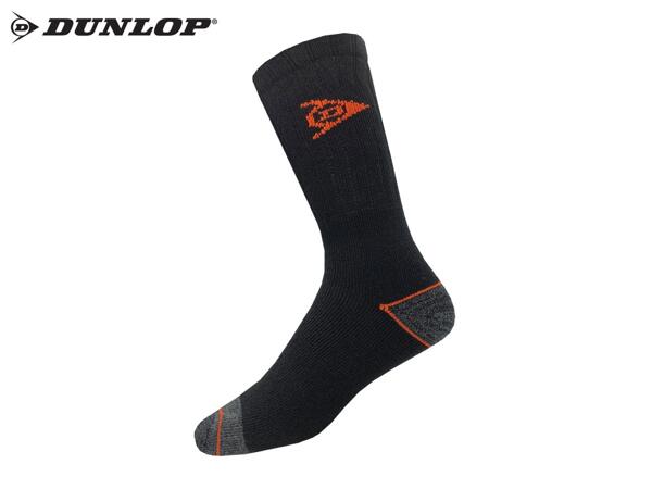 Dunlop Men's Black Work Socks - 3 Pairs