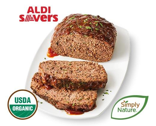 Simply Nature 
 Fresh Family Pack Organic Grass-Fed 85/15 Ground Beef
