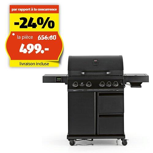 LANDMANN Gril à gaz COOL BLACK, 4.1 maxX