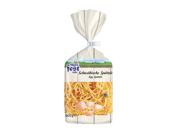 Alpenfest Style Swabian Egg Spätzle