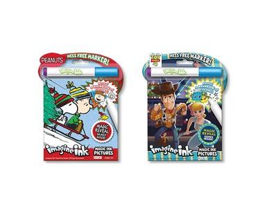Bendon Magic Ink or Mess-Free Games Coloring Pad