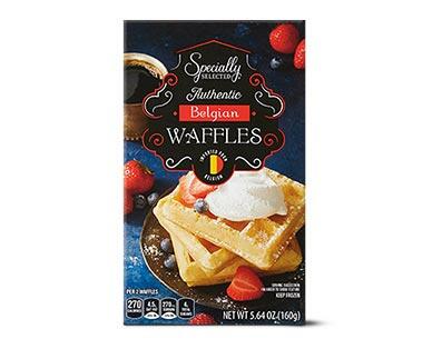 Specially Selected 
 Belgian Waffles