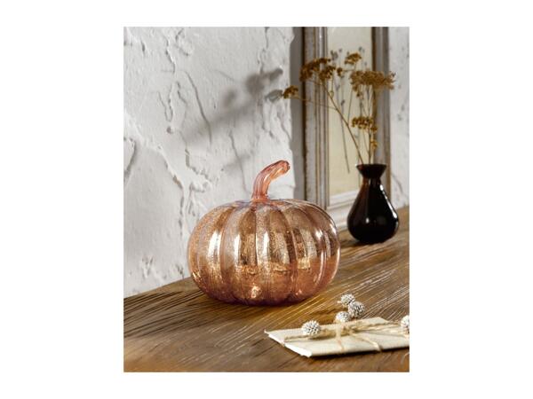 Livarno Home Golden Light-Up Decorative Pumpkin With A Stem