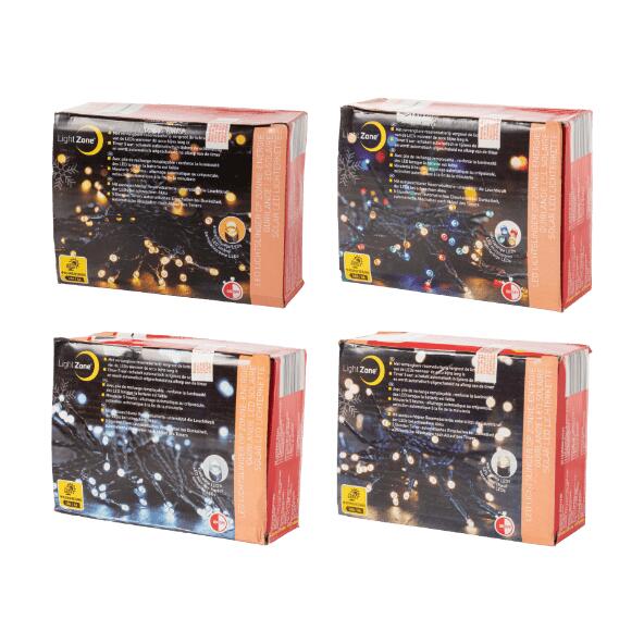 LIGHT ZONE(R) 				LED-Lichterkette mit Solarenergie