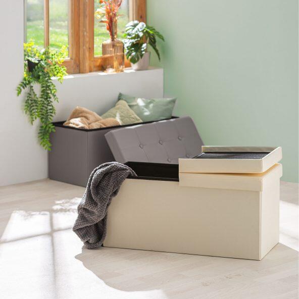 HOME CREATION(R) 				Banc avec bac de rangement