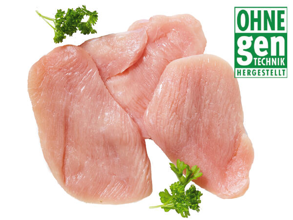 Frische Puten­brustschnitzel