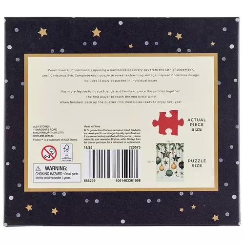Assorted Adult Mini Puzzle Advent Calendar