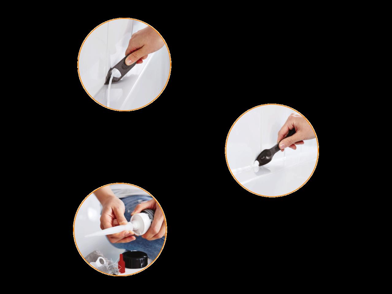 PATTEX Silicone Cutter, Smooth & Cut & Cartridge Tips