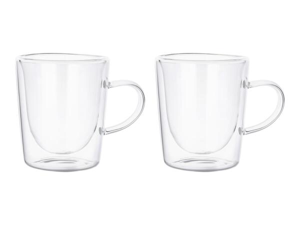 Silvercrest Insulated Tea Glasses - 2 Pack