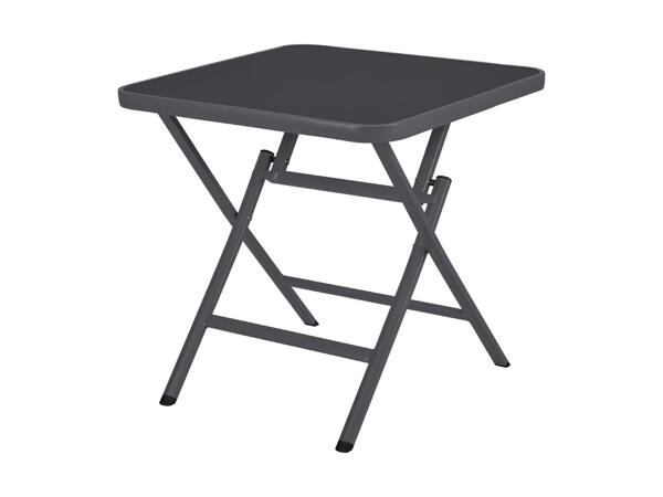Table pliable en aluminium