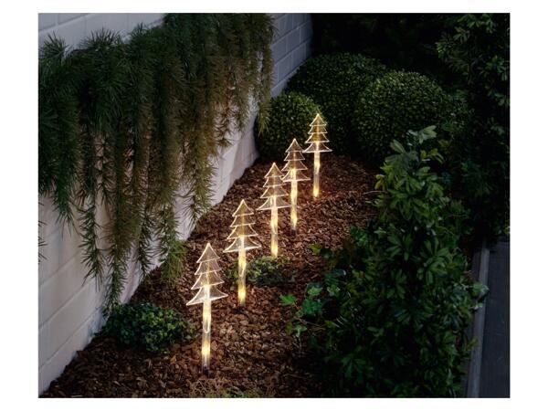 Christmas LED Stake Lights, 4 or 5 pieces
