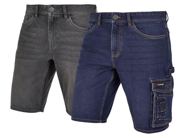 Jeans-arbetsshorts