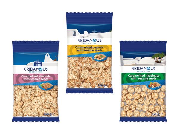 Noix caramélisées au sésame