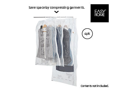 Vacuum Storage Bags or Hanging Vacuum Garment Bags