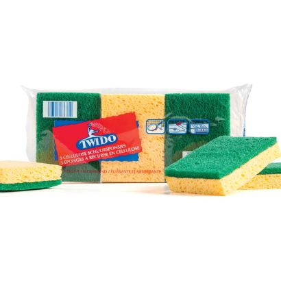 Éponges à récurer, 3 pcs