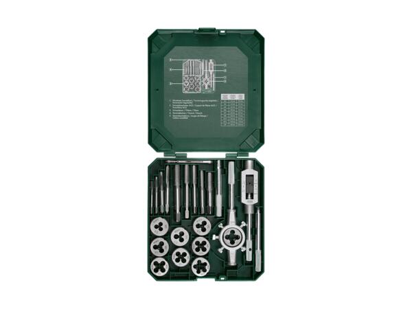 Set de tarauds et filières, 21 pièces