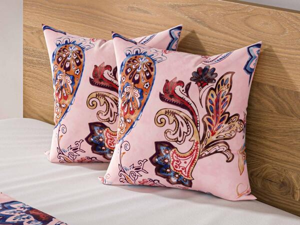 LIVARNO HOME(R) Pudebetræk af mikrofibersatin 2-pak