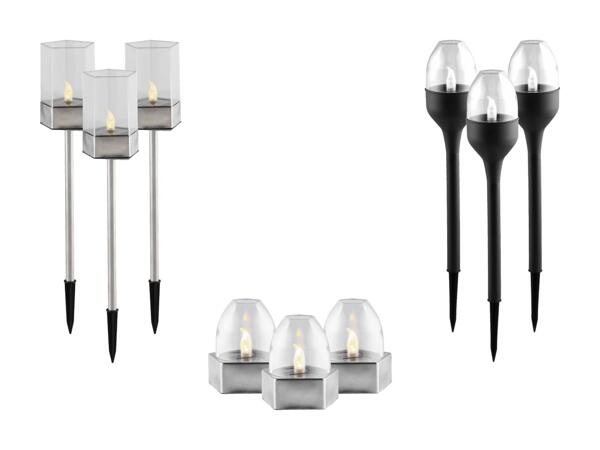 Lampes de table/​lampes solaires à LED, set de 3