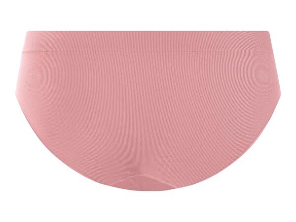 Esmara Ladies' Ribbed Briefs - 3 Pack - Pink