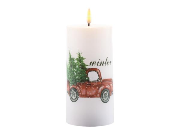 Real wax LED candle