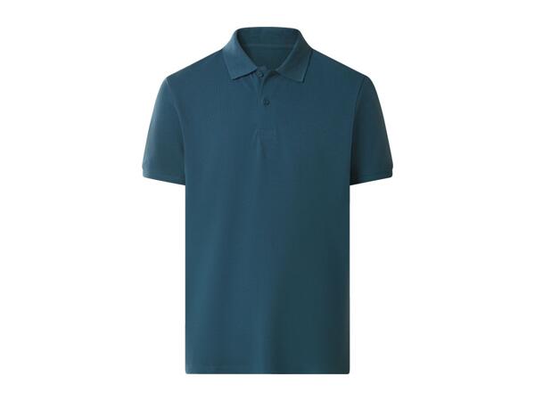 Esmara Men's Teal Piqué Polo Shirt