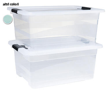 EASY HOME(R) 
 SET DI SCATOLE PORTAOGGETTI, 2 PEZZI