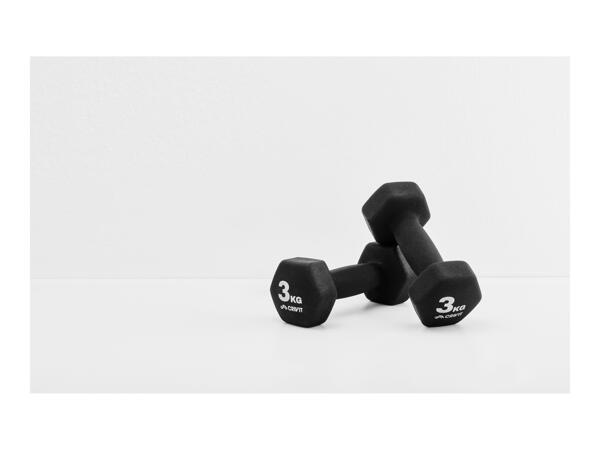 Crivit Dumbbell Set 3 kg/5kg - Set of 2