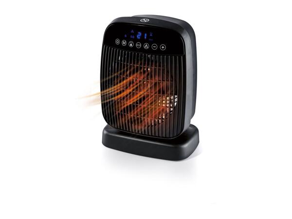 Silvercrest Fan Heater - Black