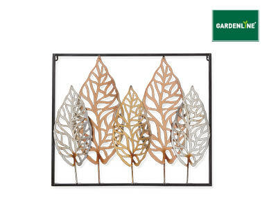 Metal Leaf Wall Art or Leaf Stakes 2pk