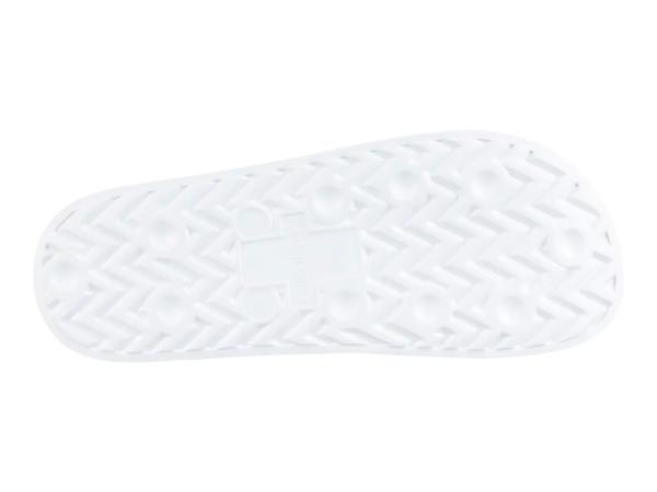 Men's White & Blue Lidl Sliders