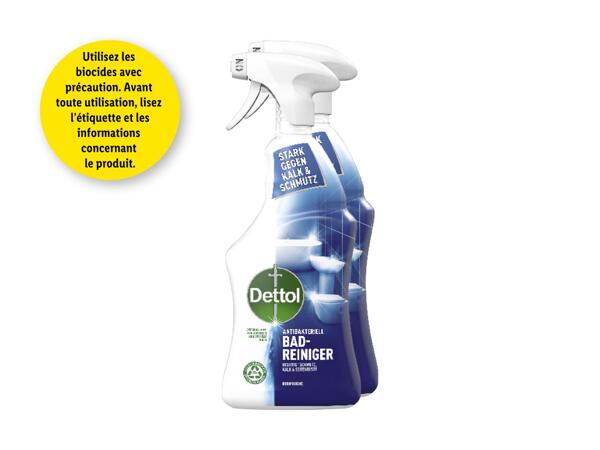 Nettoyant pour salles de bain Dettol, pack de 2