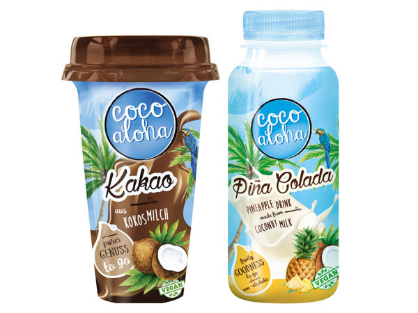 COCA ALOHA Cappuccino, Kakao oder Fruchtdrink