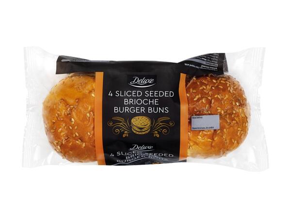 Deluxe Brioche Burger Buns Assorted