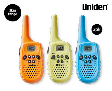 Uniden UHF Handheld Radio 3 Pack