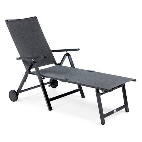 BELAVI Chaise longue à roulettes