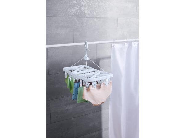 Space-Saving Coat Hanger/24 Peg Airer