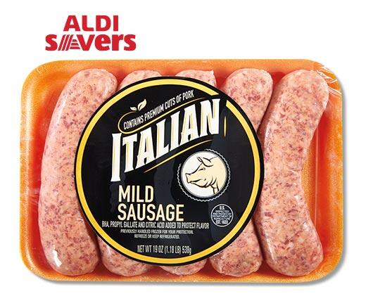 Hot or Mild Italian Sausage